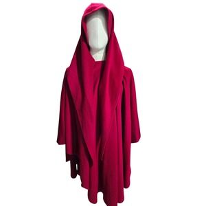 Jimmy Hourihan Dublin Red Hooded Cape Ireland One Size Dark Academia